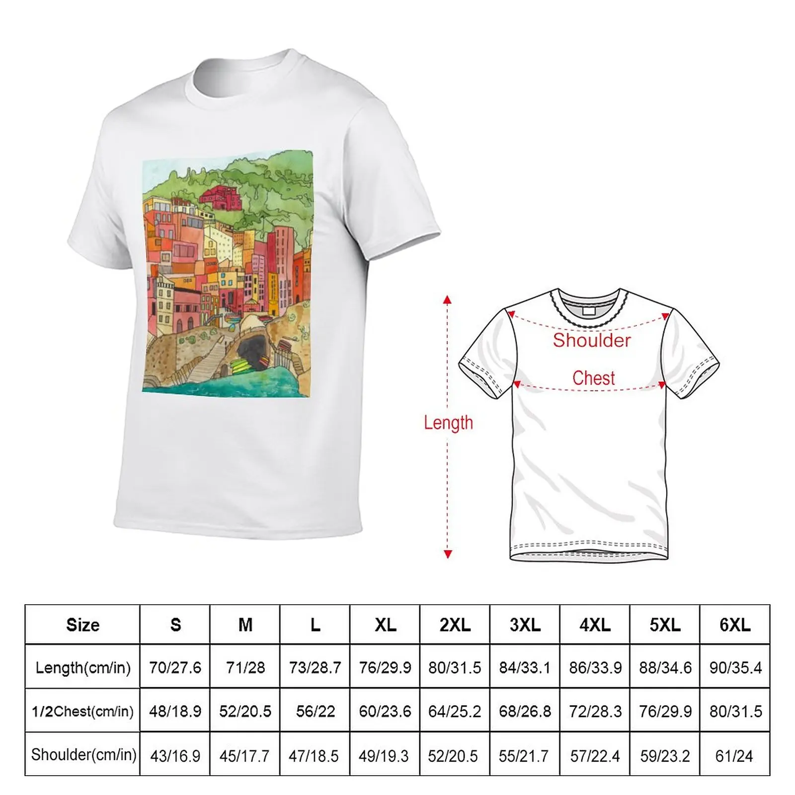 New Cinque Terre T-Shirt boys white t shirts animal print shirt for boys mens funny t shirts