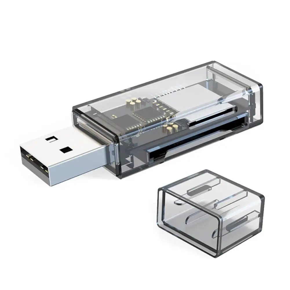 C타입 모바일 카드 리더, 휴대폰 USB 3.0 카드 메모리 드라이브 리더, 어댑터 카드 케이블, USB Tf 연결 카드 Rea P2D4, 1 개