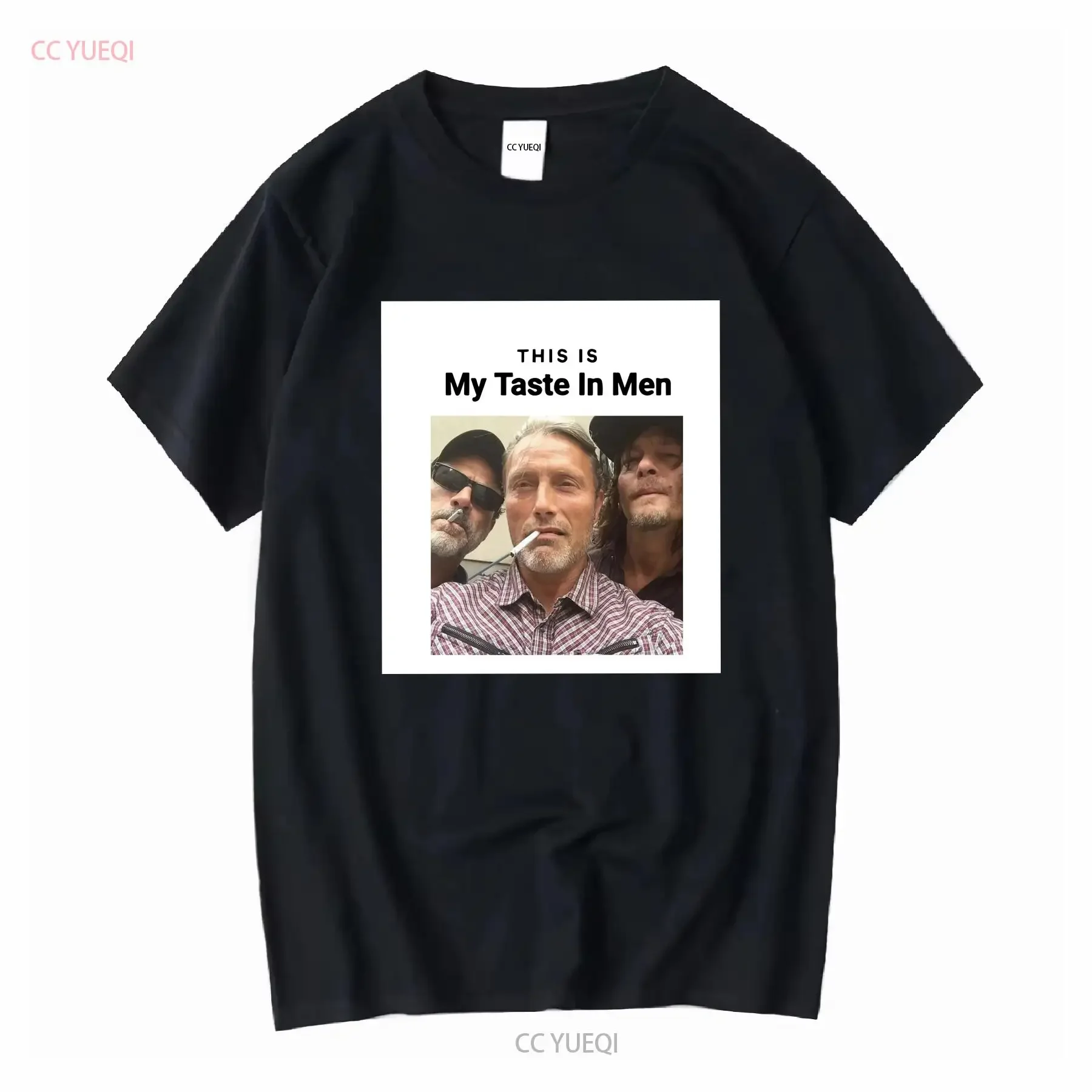 Lana del rey shirt Jeffrey Dean Morgan Norman Reedus Mads Mikkelsen tee The Walking Dead y2k aesthetic vintage Washed Stylish