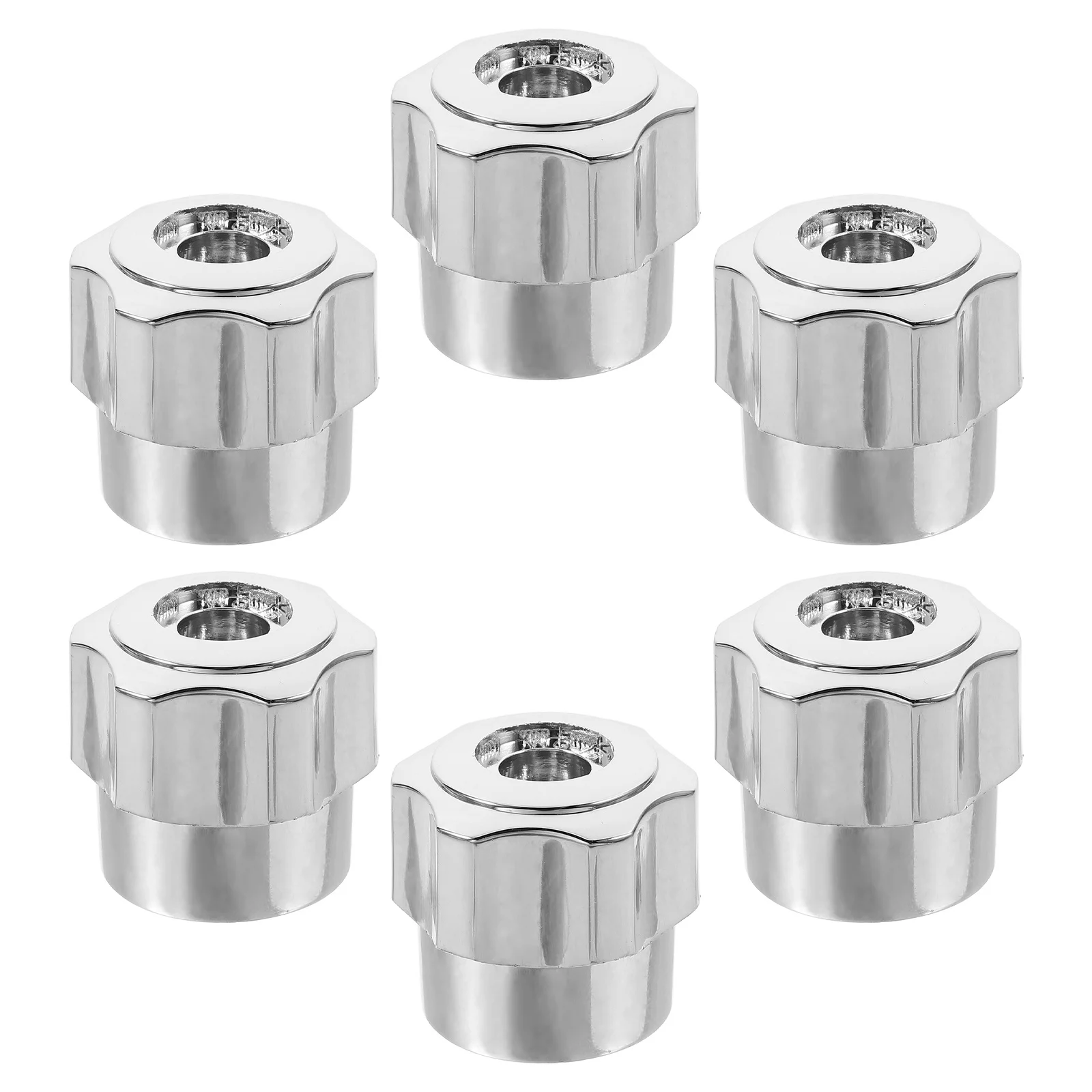 

6pcs Handle Replacement Aluminum Alloy Knobs For Bathtub Sink Hot Faucet Handles Bathroom Tub Kitchen Faucet Parts