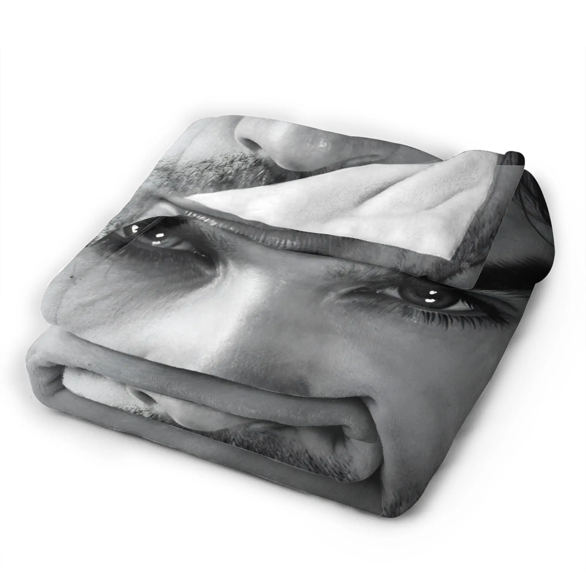 VIKAMA Vampire Diaries Damon Portrait Blankets Quality Soft  Throw Blanket Autumn Picnic Outdoor Graphic Bedspread