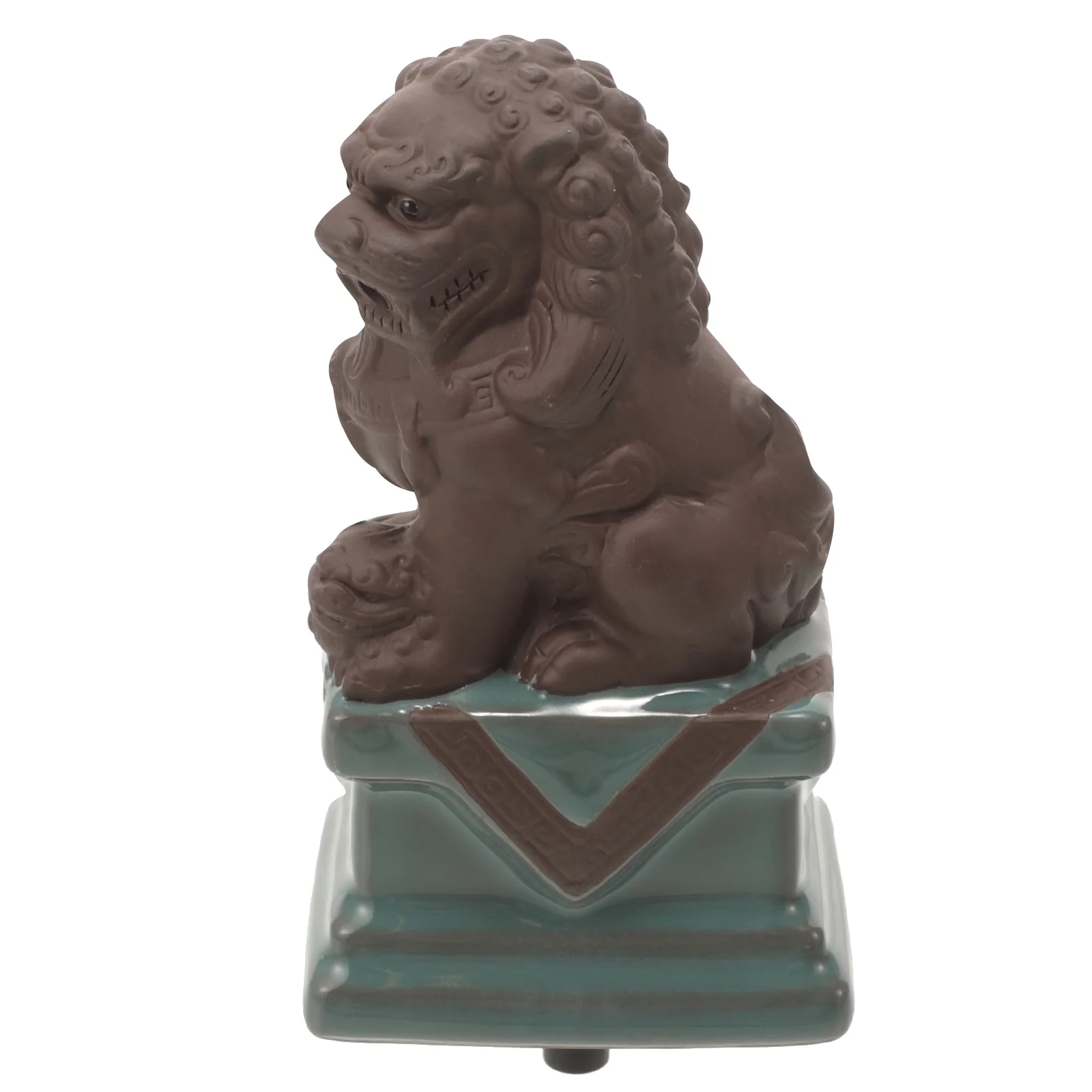 

Ceramic Lion Decorative Water Fountain Circulating Flowing Water Fish Tank Fountain Decor Garden Courtyard Outdoor Indoor
