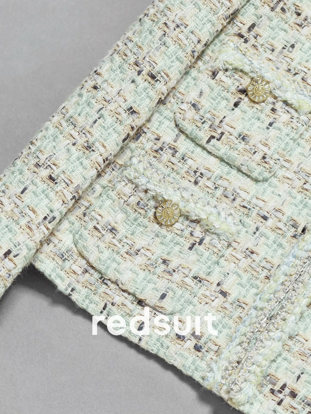 New Gentle  fresh floral woolen  coat, exquisite  versatile top Custom Size
