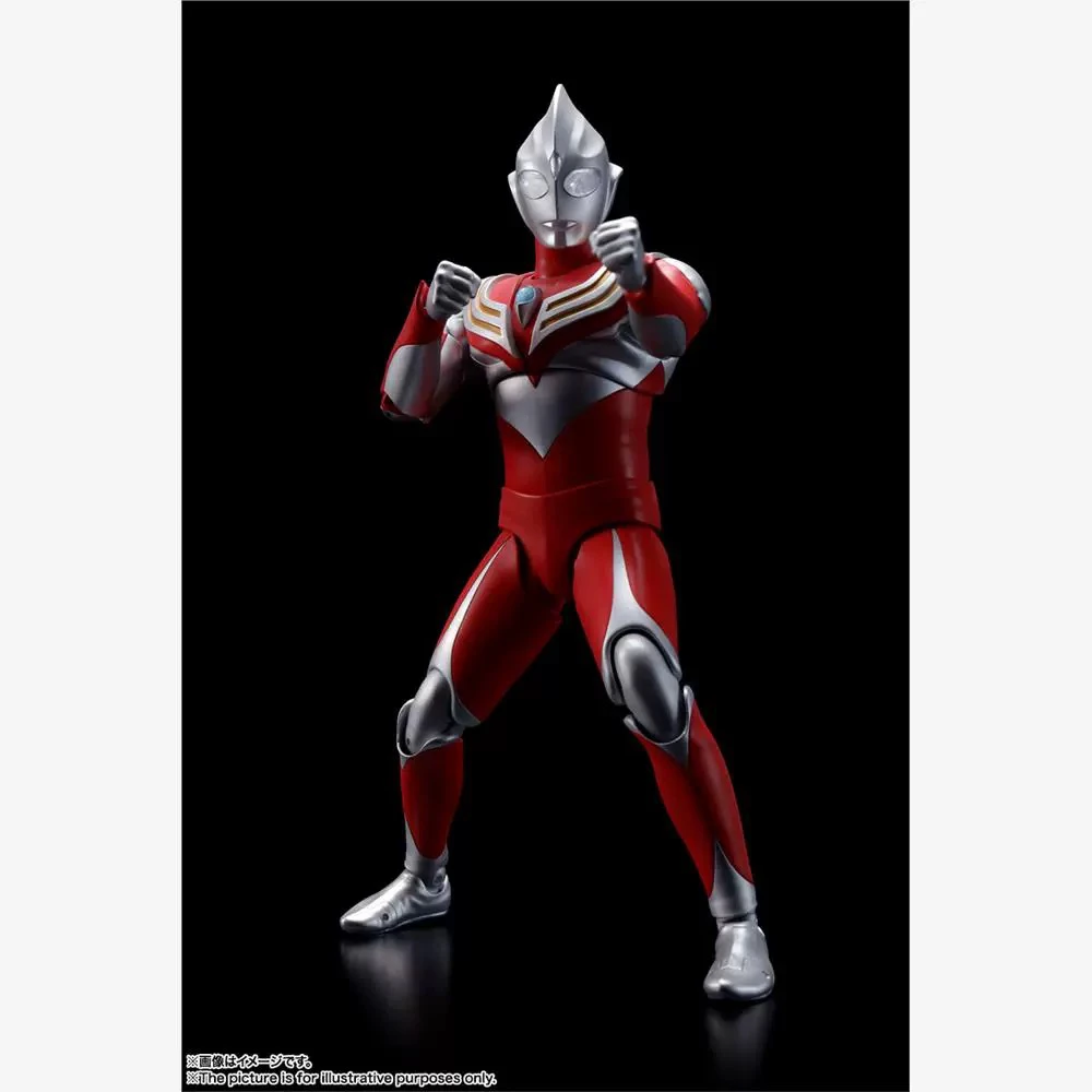 نحت عظمي Bandai-SHF ، نسخة يابانية ، Ultraman Tiga Red Diga ، نوع قوي ، نوع قوة