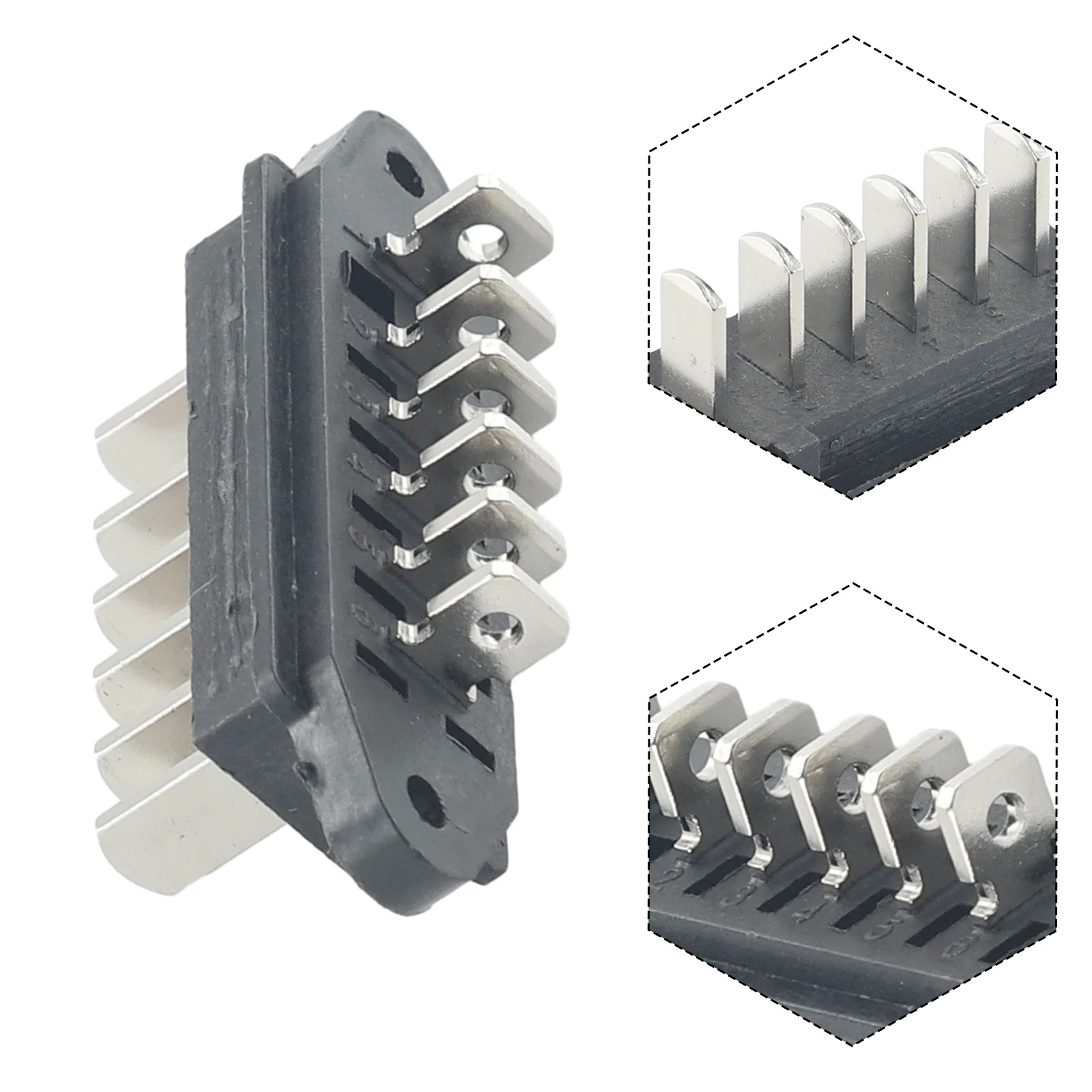 Electric Bike Battery Box Discharge Connector Plug 6 Pin Robust and Reliable Connection for High Current Batteries