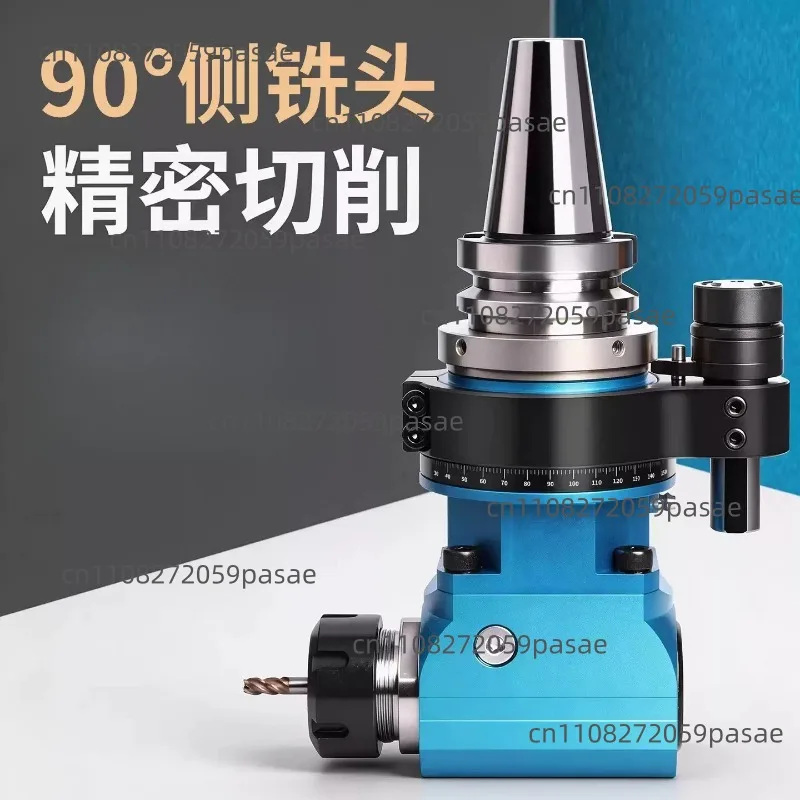 BT40 90-Degree Angle Head for Machining Centers, Side Milling Chuck