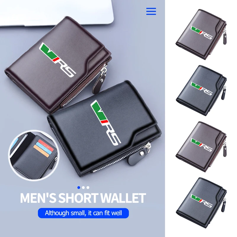 Retro Wallet Driver License Credit Card Clip Storage Bag For Skoda VRS Octavia 2 3 Kamiq MK3 Kodiaq Karoq Superb Fabia