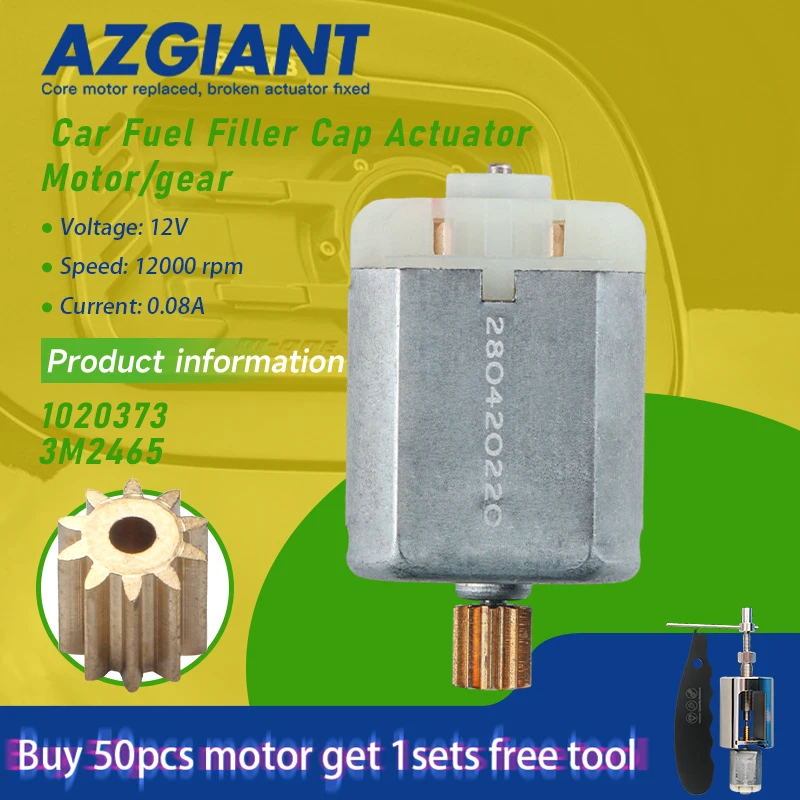

1020373 3M2465 Car Fuel Filter Flap Lock Actuator Motor 10 Teeth Gear For BMW X5 E70/X6 E71/5 Series Brand New Auto Accessoires
