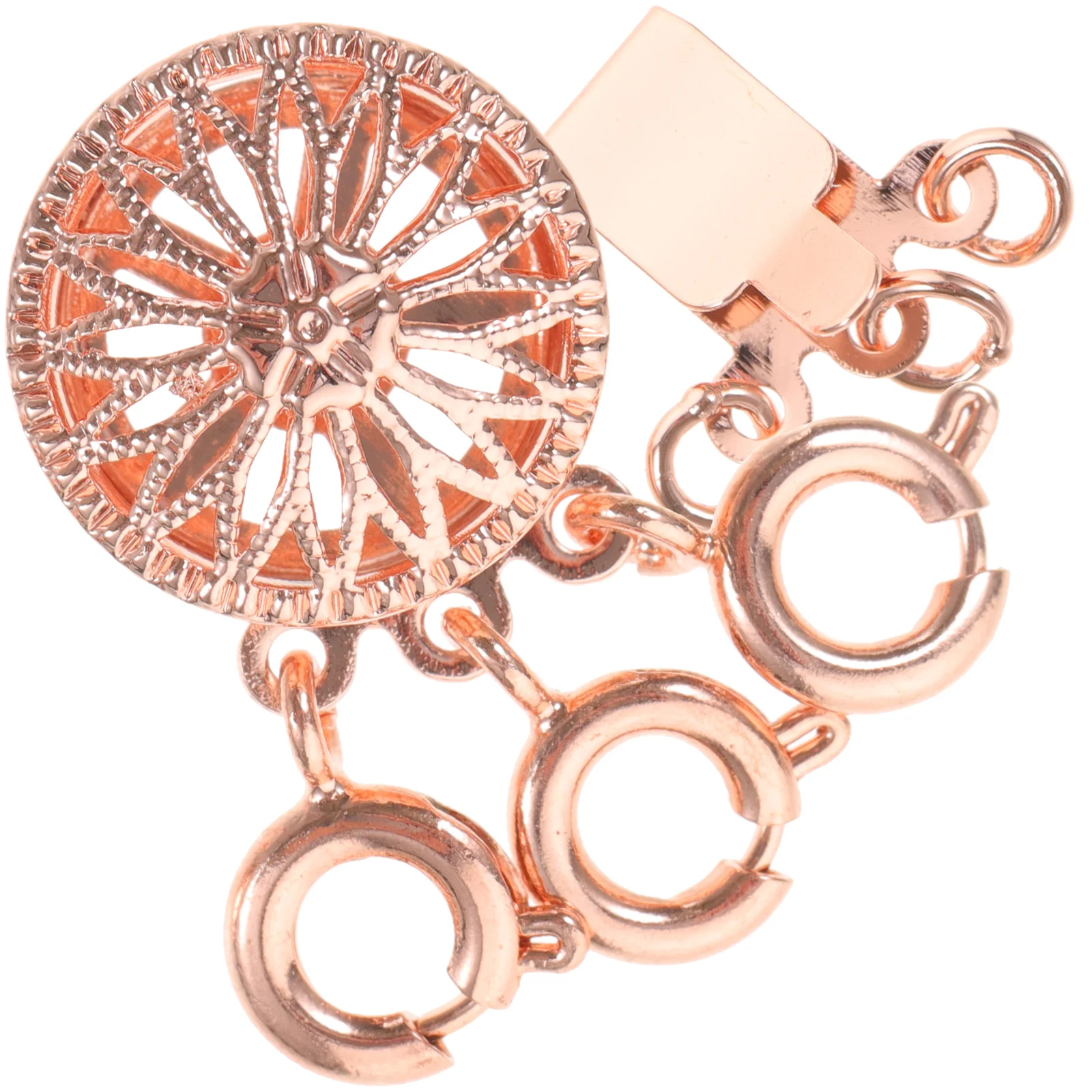 

Sunflower Necklace Accessories Layering Clasp Stacking Separator Multi Necklace Keep Tangling DIY Jewelry Thumb Hook