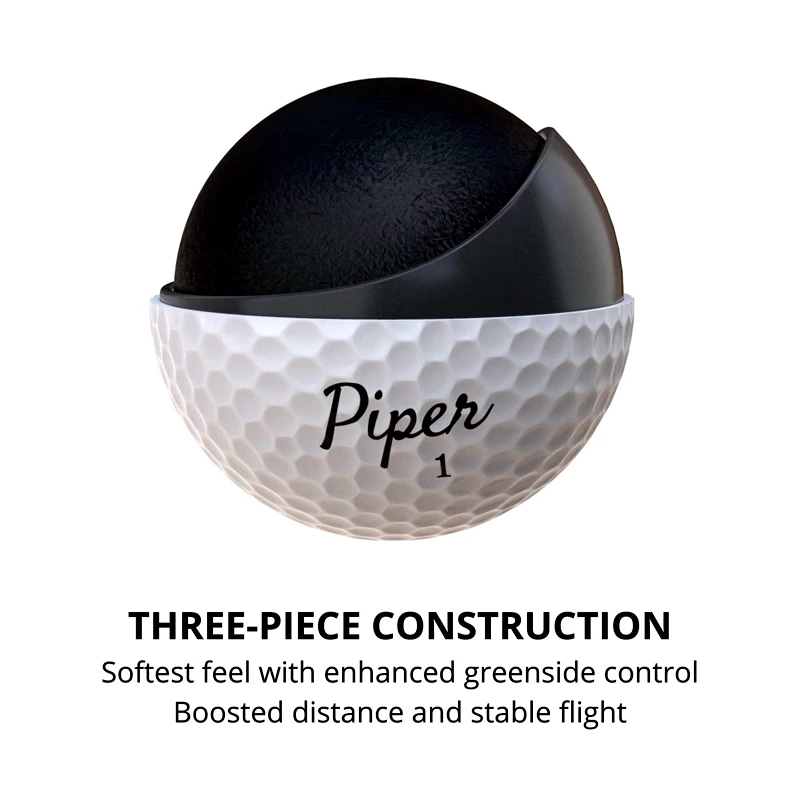 GOLF BALLS-PU Competition Golf Balls, 3-Layer Polyurethane, Stable, High Spin, Professional Golf Balls, 1 Box of 12