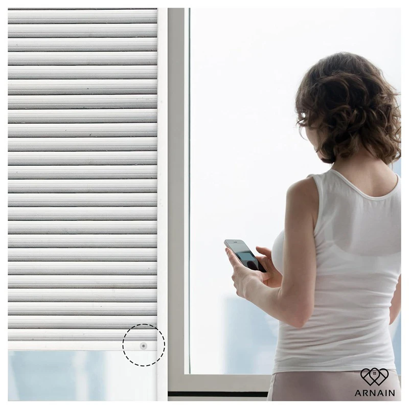 C 8pcs White Plastic Blind Stoppers Smooth Compact Roller Shutter Repair Curtains Accessories Window Blind Stopper Parts