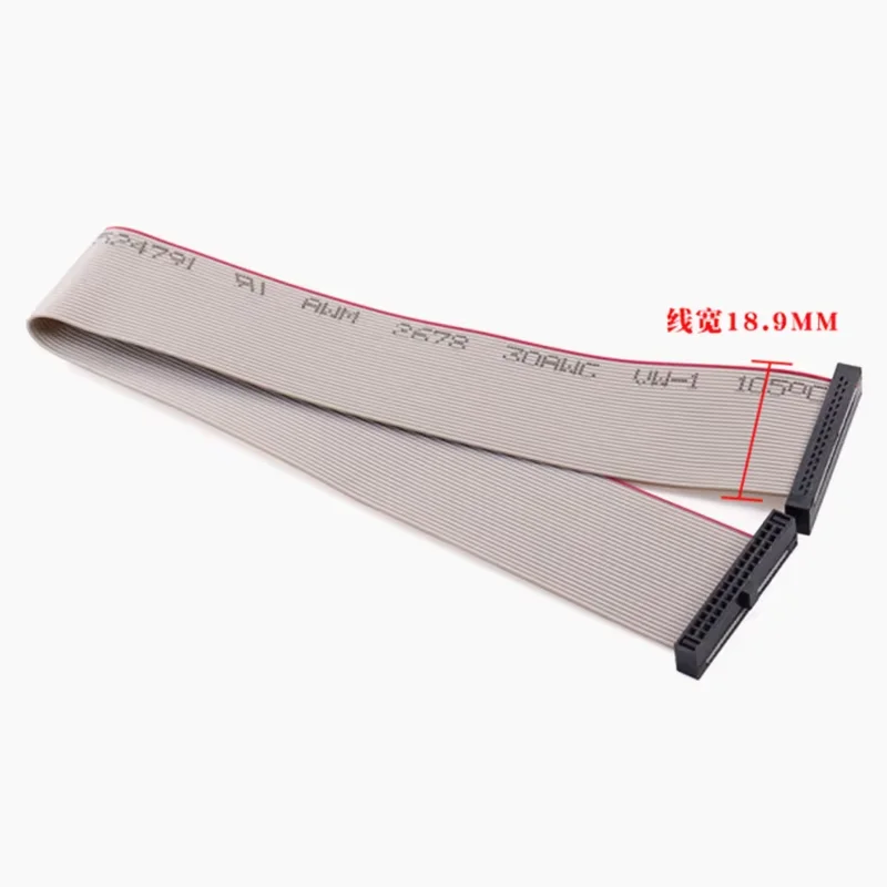 1Pcs 1.27MM Pitch FC-6P/8/10/14/16/20/26/30/40/50 Pin 30CM JTAG ISP DOWNLOAD CABLE Gray Flat Ribbon Data FOR DC3 IDC BOX HEADER