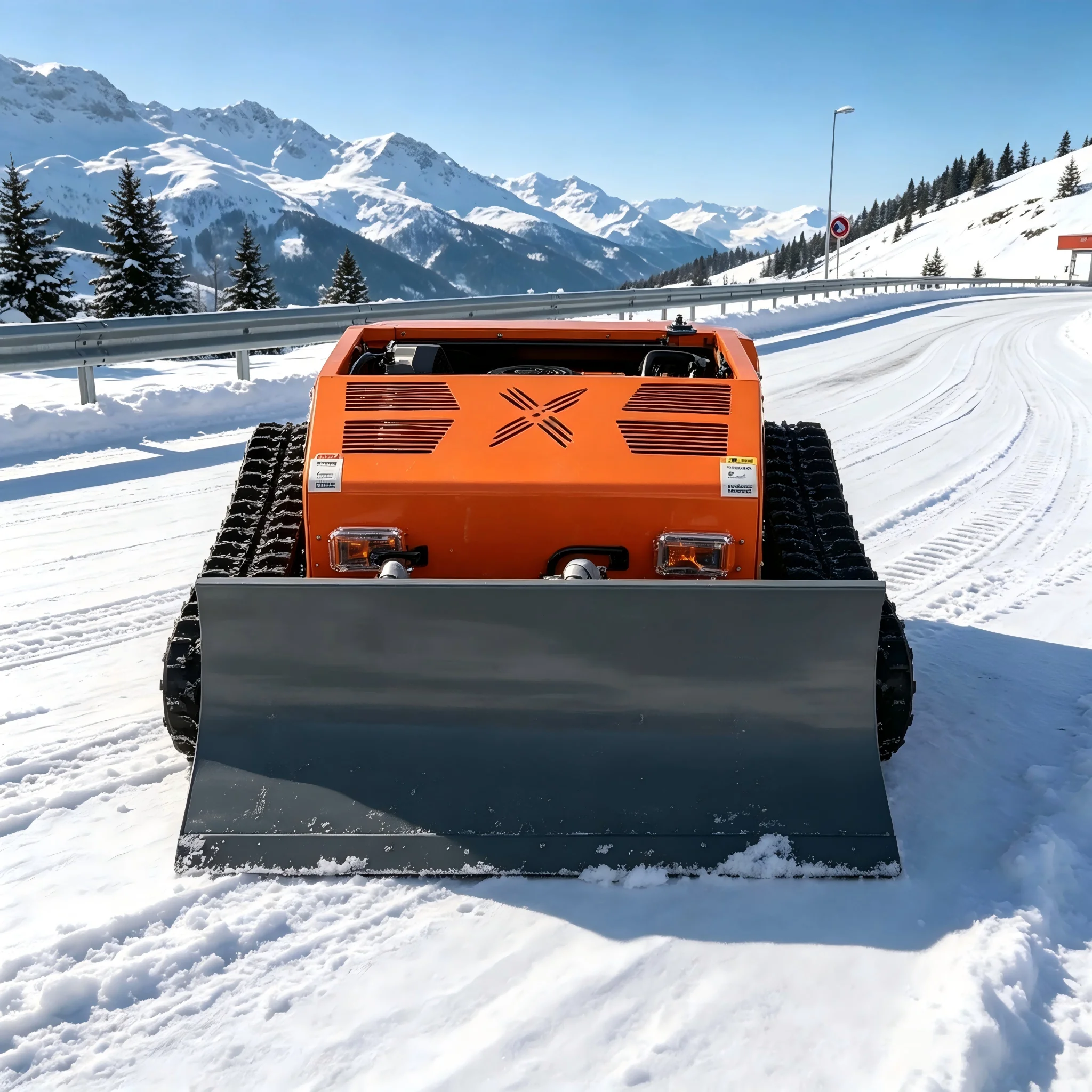 Heavy Load Capacity landscaping lawn mower Low Maintenance Small Snow Pushing Device All-terrain Compact Snow Cleaner
