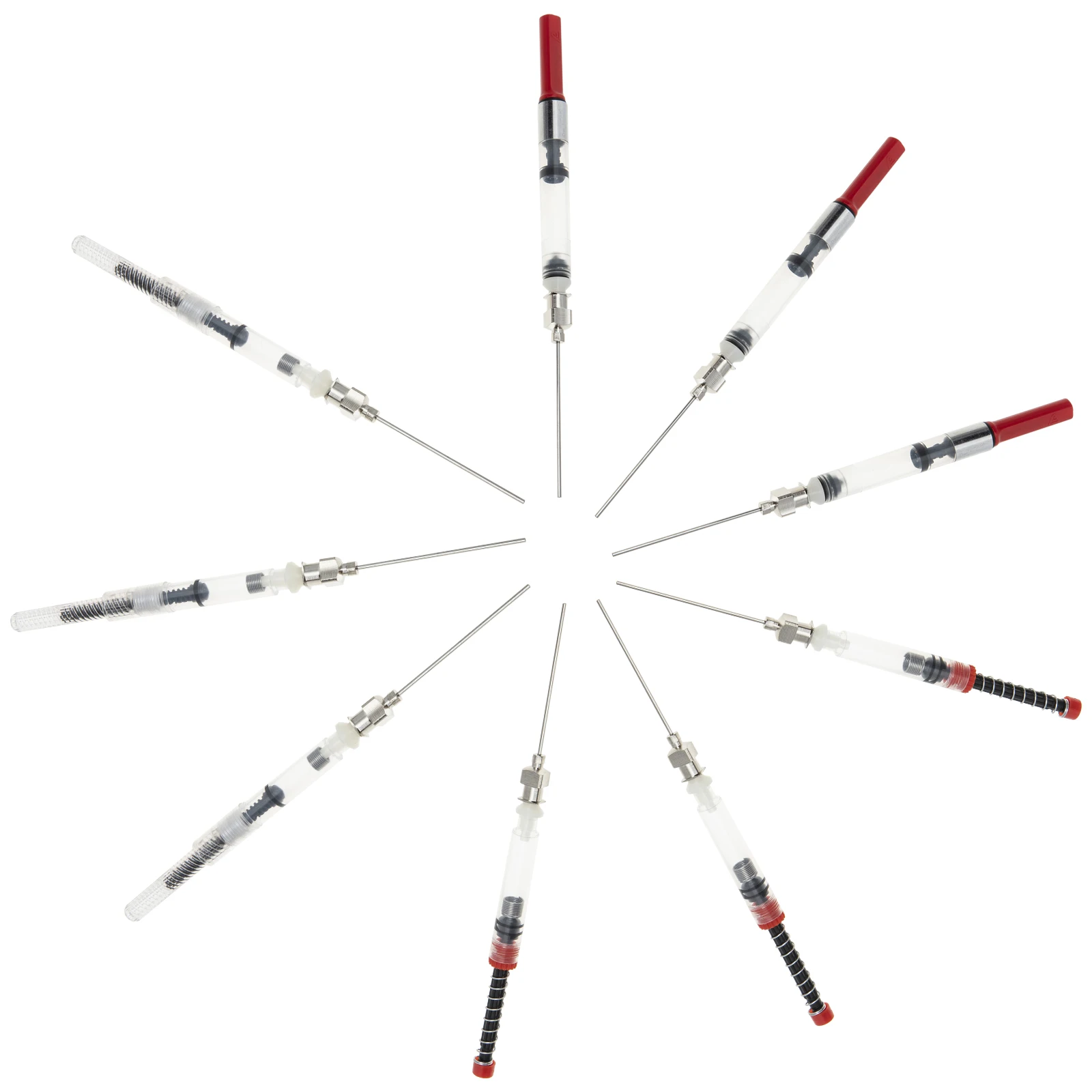 

9 шт., стальной поглотитель, многоразовый фонтанный наполнитель, компактный дизайн, школьные канцелярские принадлежности, аксессуары, ручка, чернила, сменная трубка