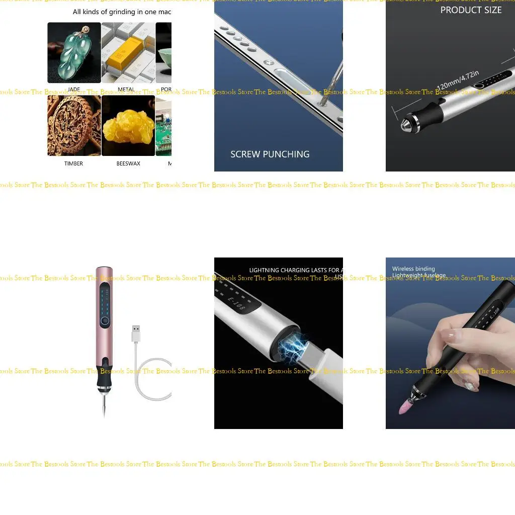 

12pf USB беспроводное мини -буровое вращательное инструмент