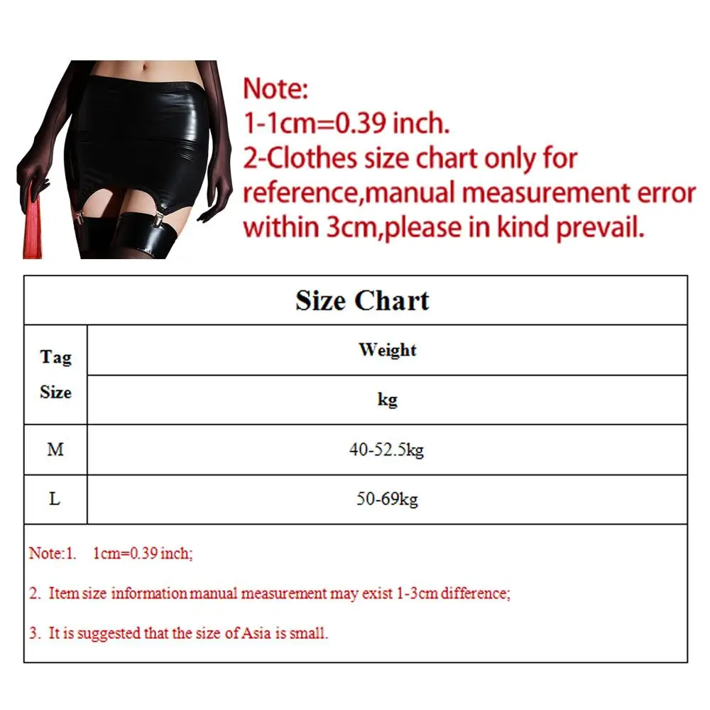 Women Suspender Pants Belt Punk Style Pu Leather Thigh Ring Nightclub Leg Chain Ladies Oil Shiny Garter Belt Sexy Lingerie Socks