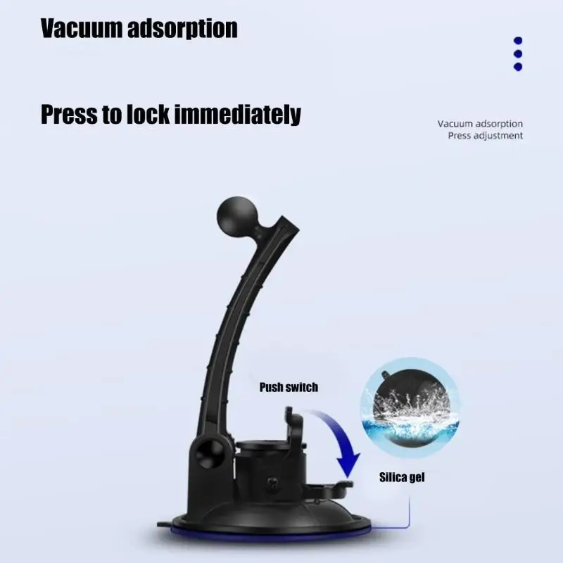 

Нескользящий обычный автомобильный держатель для телефона с вращением на 360 градусов, крепление на присоске для телефона, ручка