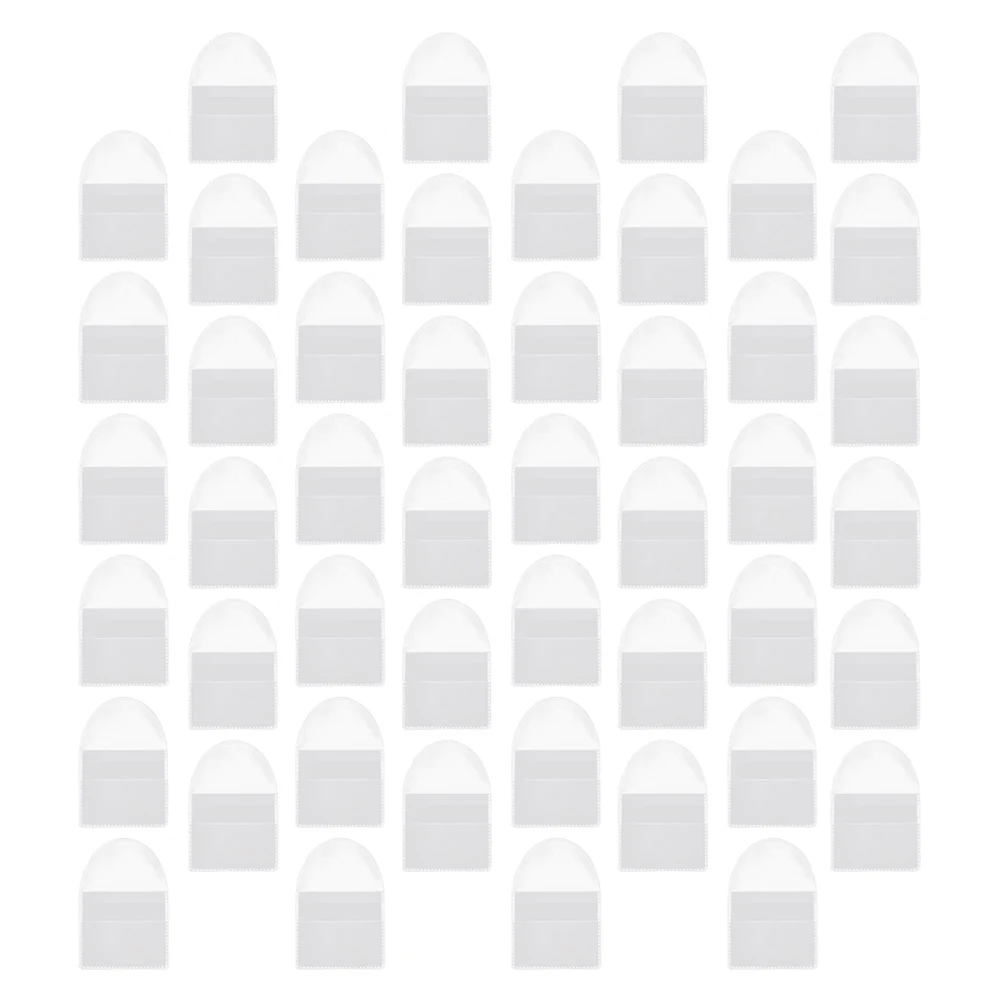

30pcs Storage Bag Transparent PVC Large Capacity Secure Seal Jewelry Earring Necklace Holder Jewelry Accessory Holders Key Safe