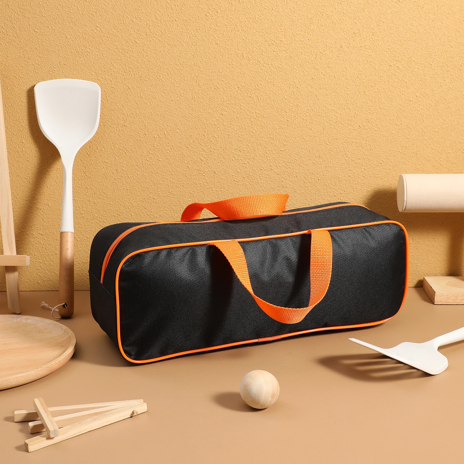 

portable Barbecue Tools Storage Bag Bag Picnic Barbecue Tableware Pouch Oxford Cloth Carry Bag Camping Picnic Grill Accessories