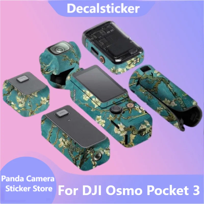 

For DJI Osmo Pocket 3 Camera Sticker Protective Skin Decal Vinyl Wrap Film Anti-Scratch Protector Coat pocket3