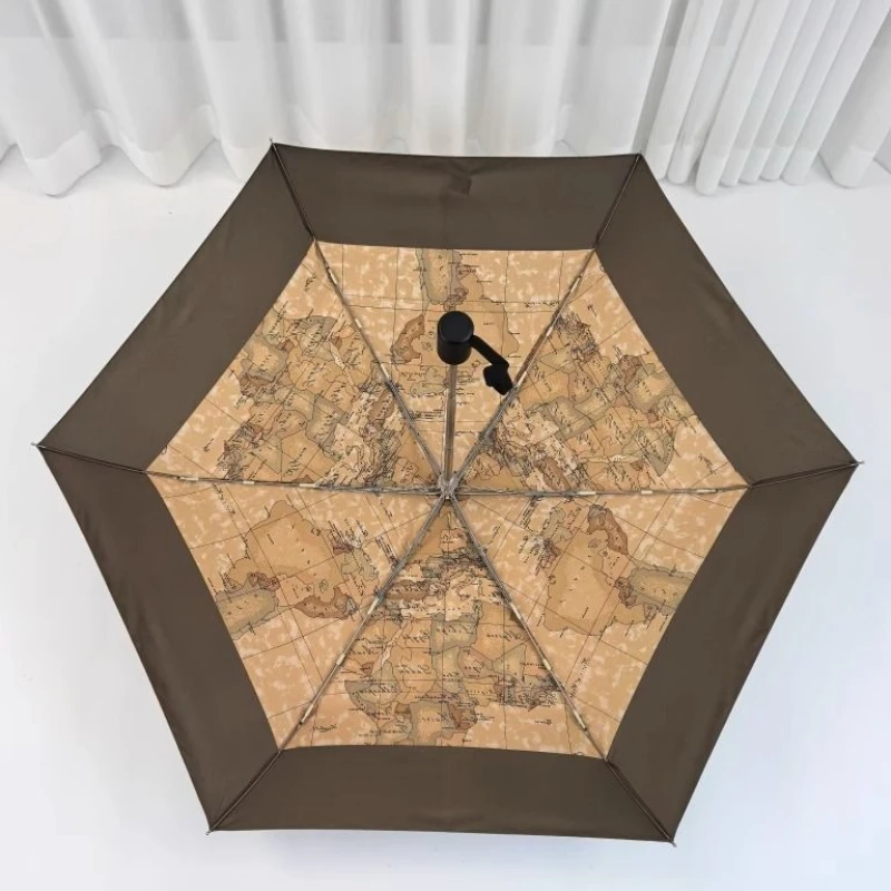 Fully automatic ultra-lightweight windproof and wind-resistant folding umbrella woman