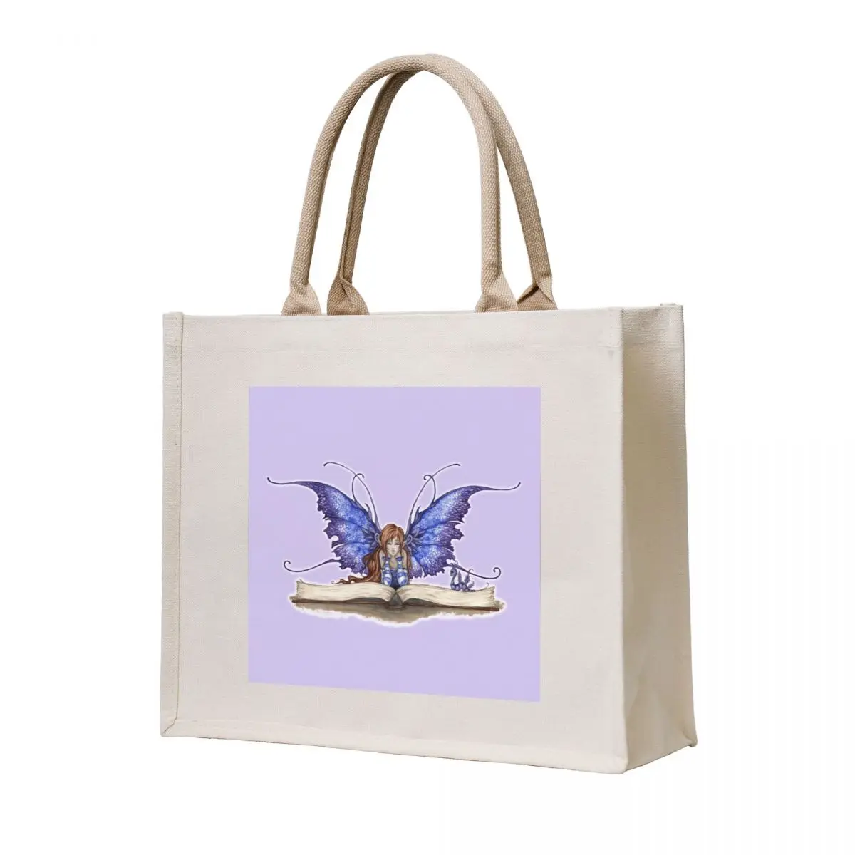 

Bookworm Book Fairy Tote Bag tote bag canvas hand bag ladies Canvas for women for beach