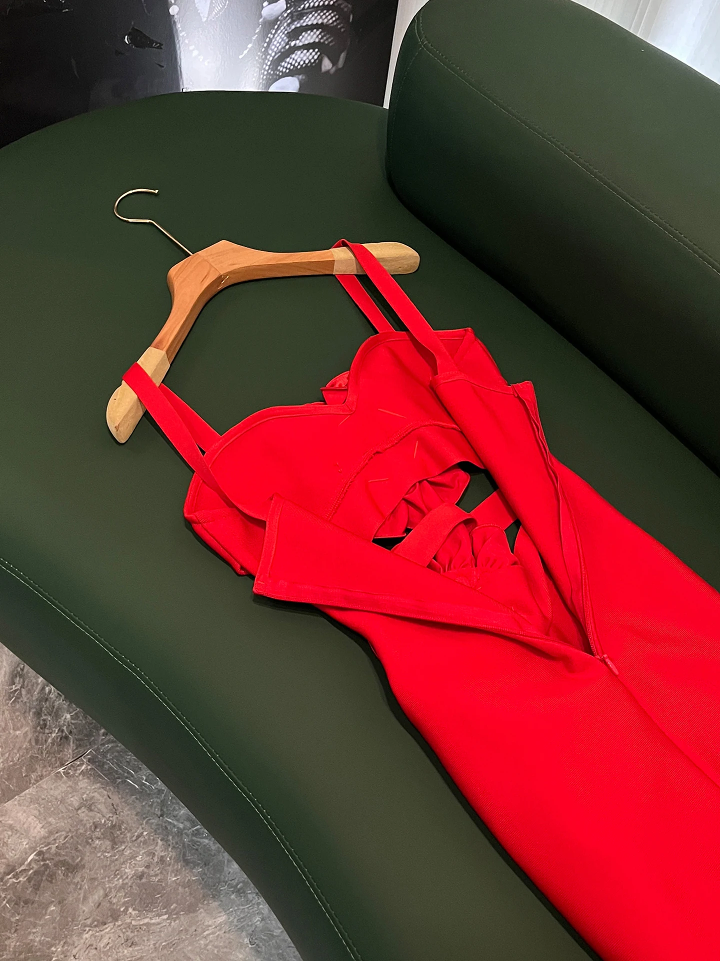 

Sexy Strapl Wrap Dr with 3D Flower Decoration High Waist Birthday Par Dr Luxury Lightweight New Arrival OK229