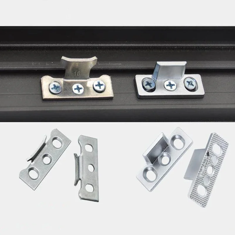 Old Style 50 Aluminum Alloy Window Latch Casement  Lock Point Stopper Drive Link Lock Block Thermal Break Frame