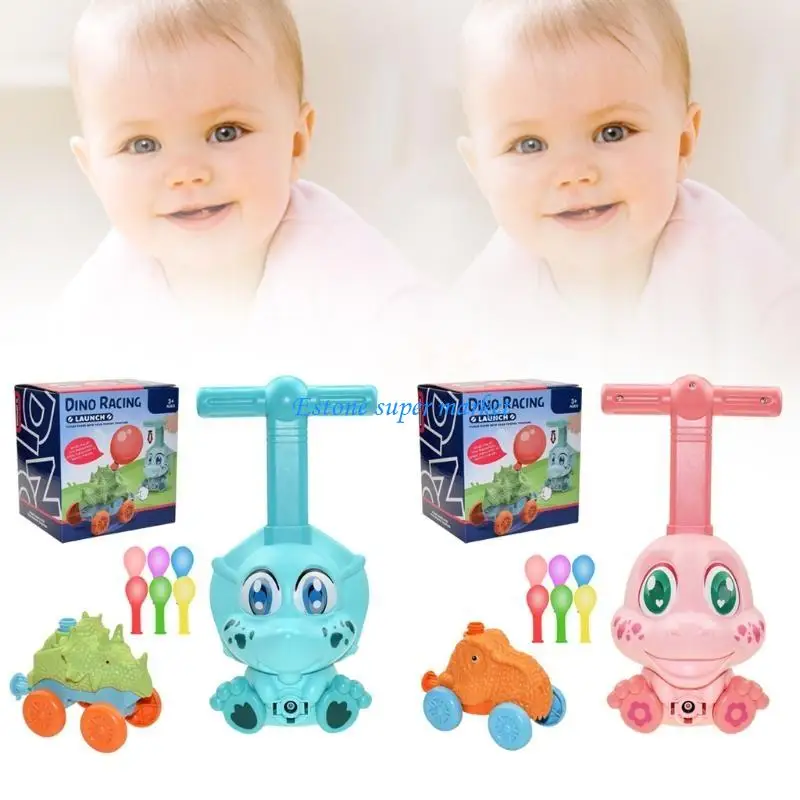 090B Power Balloon Launchers Ballonaangedreven autopomp voor auto's Racer voor creatief voertuig Speelgoedpuzzel Leuk speelgoed