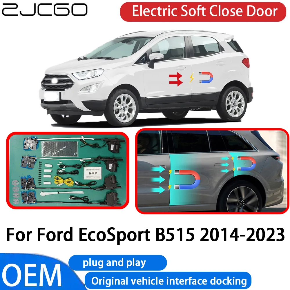 

for Ford EcoSport B515 2014-2023 Car Automatic Electric Soft Close Door Closer System OEM Plug and Play Comfort Closing