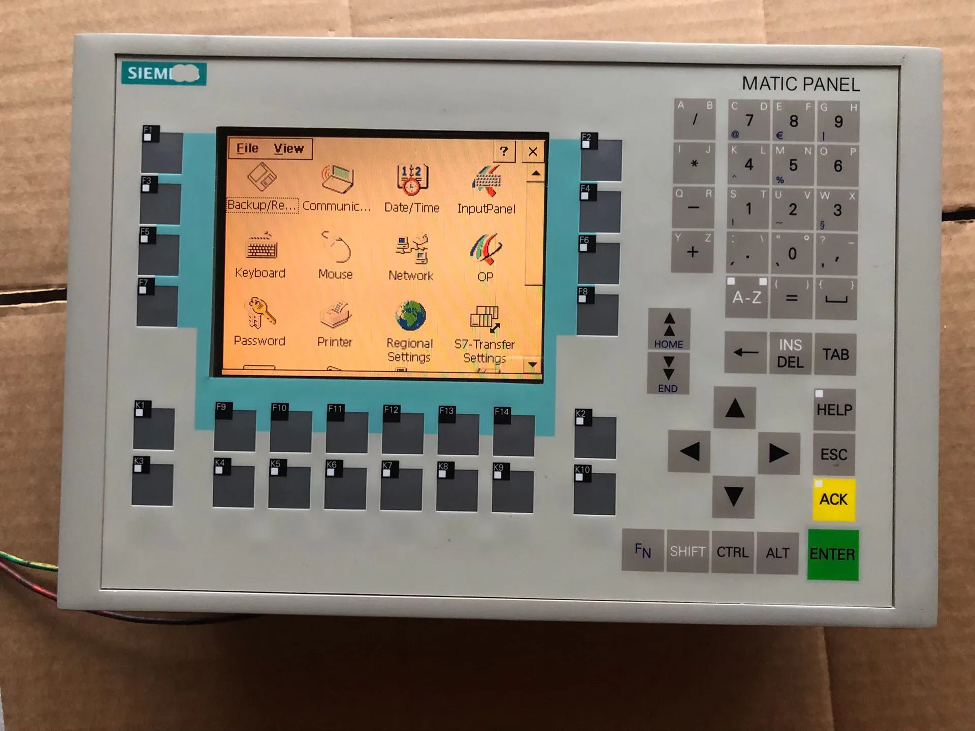 Panel HMI 6AV6542-0CA10-0AX0 untuk Siemens 6AV6 542-0CA10-0AX0