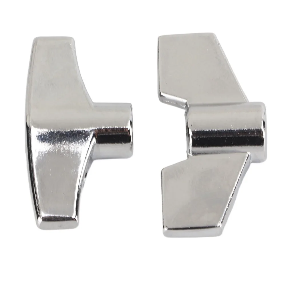 6PCS Professional Metal Drum Set Wing Nuts Silver Cymbal Washer Replacement Percussion Instrument Parts Drum Set Accessories