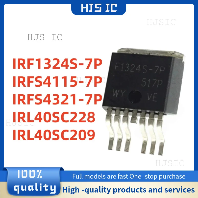 10Uds New IRL40SC228 IRF1324S-7P IRFS4115-7P IRFS4321-7P IRL40SC209 TO263 F1324S-7P FS4115-7P FS4321-7P