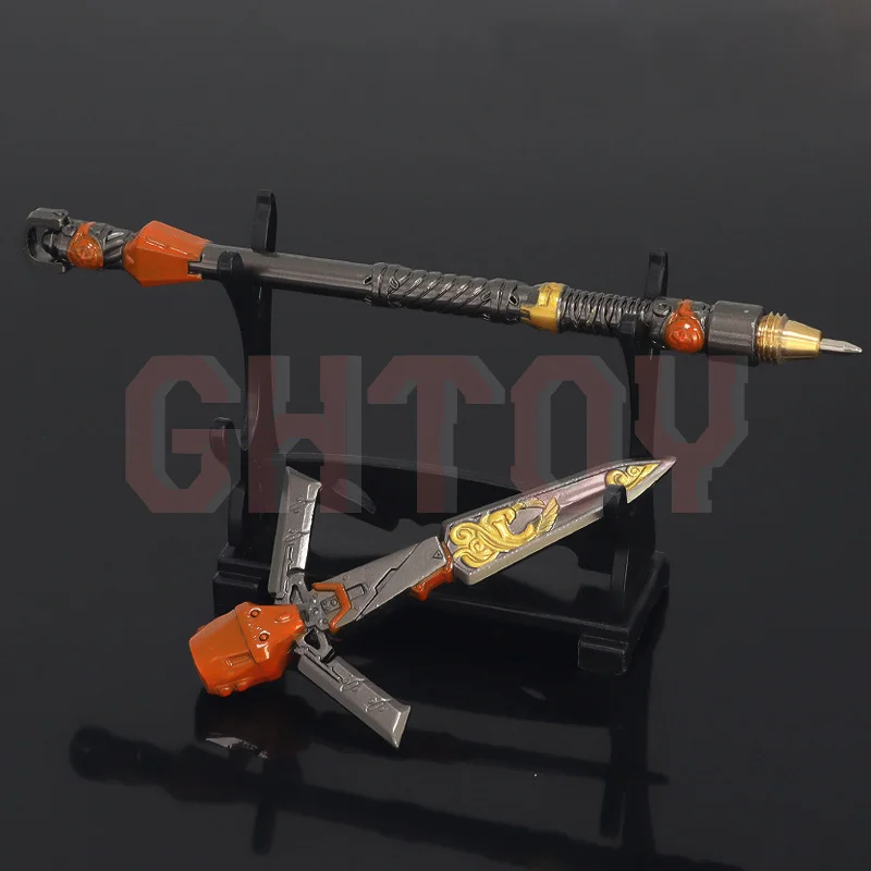 Stylo de Signature Valkyrie périphérique de jeu Apex Legends, 20cm/7,87 pouces, modèle d'arme en métal, papeterie créative personnalisée, cadeau pour garçon