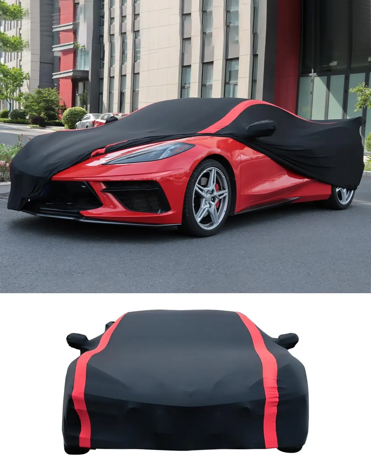

Автомобильный чехол C8 подходит для C8 Corvette Stingray Z51 Z06 E-Ray 2020-2025, автомобильный чехол
