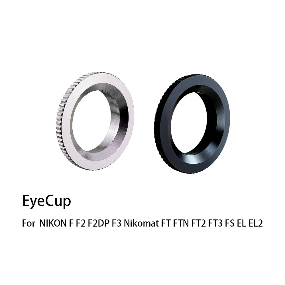 Ocular Metálico para Cámara NIKON F F2 F2DP F3 Nikomat FT FTN FT2 FT3 FS EL EL2, Accesorios de Fotografía para Cámaras de Película