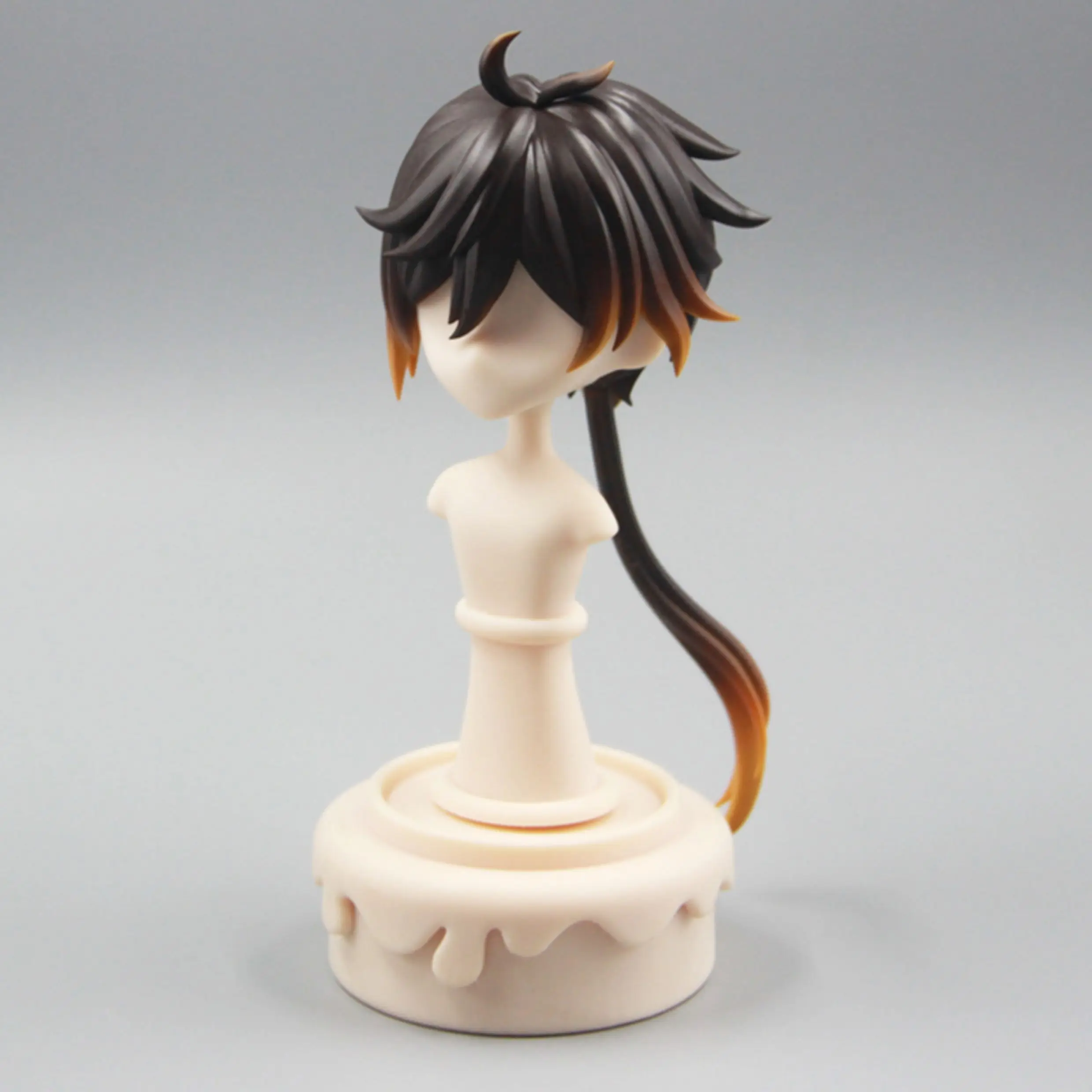 

Genshin Impact Zhongli OB11 OB22 GSC Hair Detachable Hair Shell Wig Model Faceplates BJD Doll Accessories Game Anime Toy Kids Gi