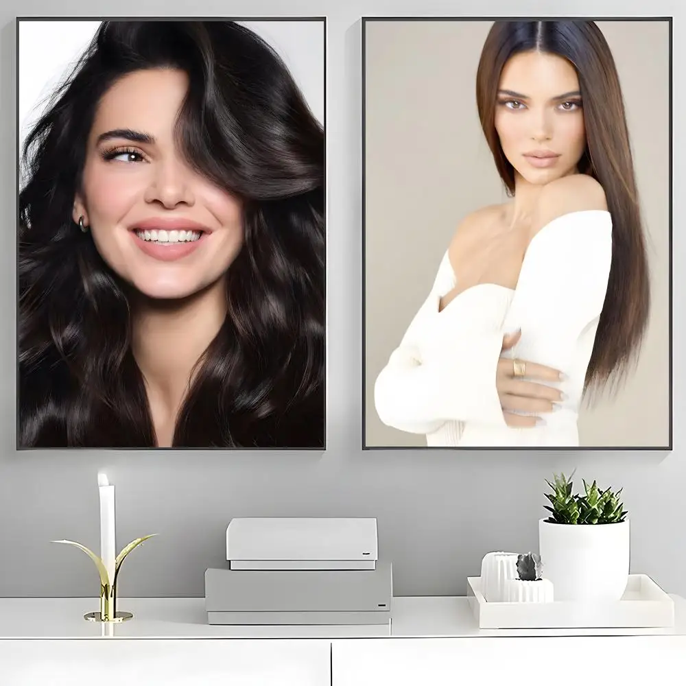 Actor Kendall Jenner Poster Poster Stickers Painting Mural HD Wall Decals for Bedroom Living Room Home Self-Adhesive