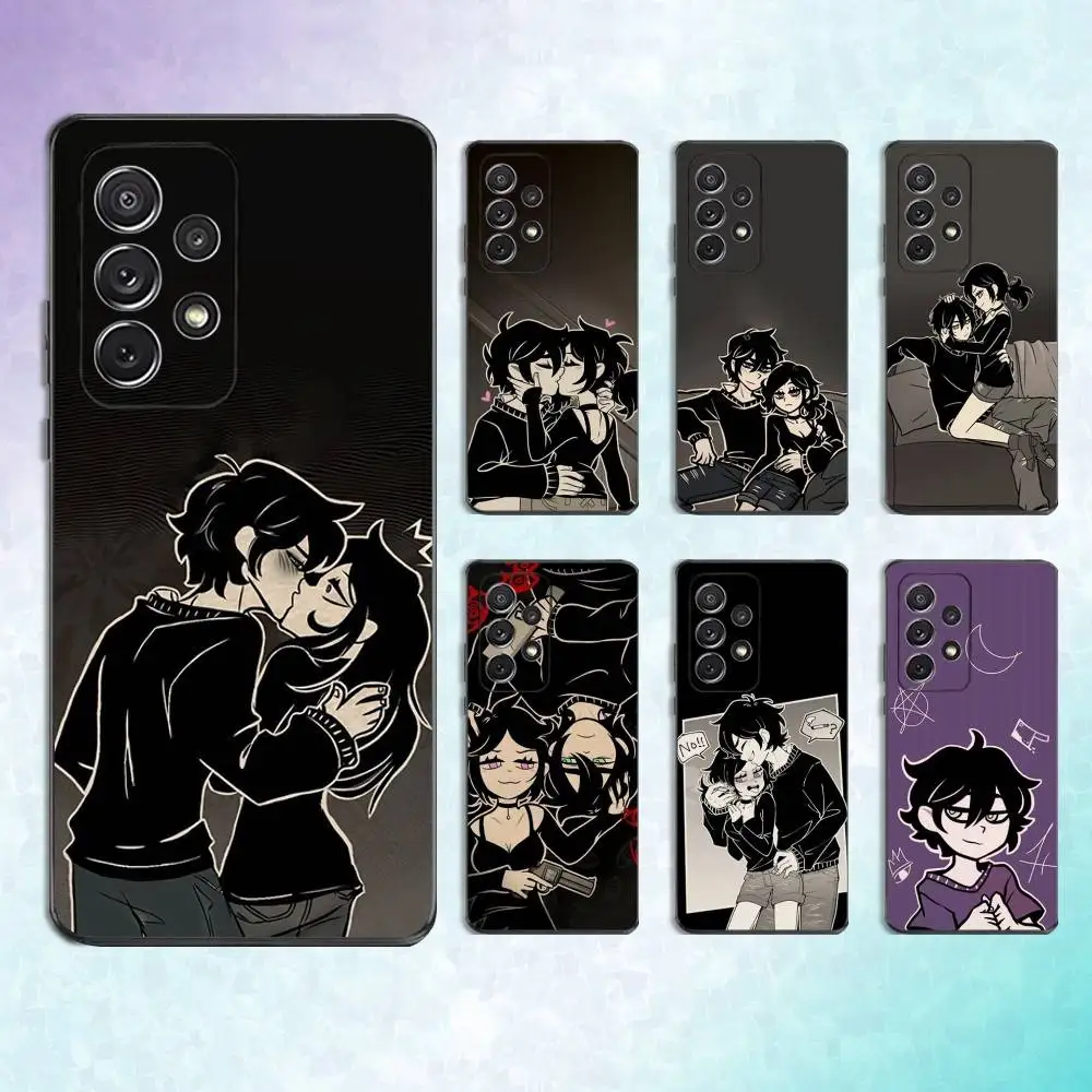 

A-Andy And l-Ieyley Game Phone Case For Samsung S25,S24,S23,S22,S21,S20,S10,Ultra,Plus,Lite,FE,Soft Silicone Black Cover