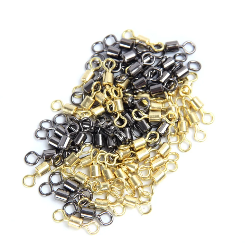 ステンレス鋼アクセサリー 8 形リングリングスイベルコネクタ漁具釣りローリングスイベルボールベアリングバレル