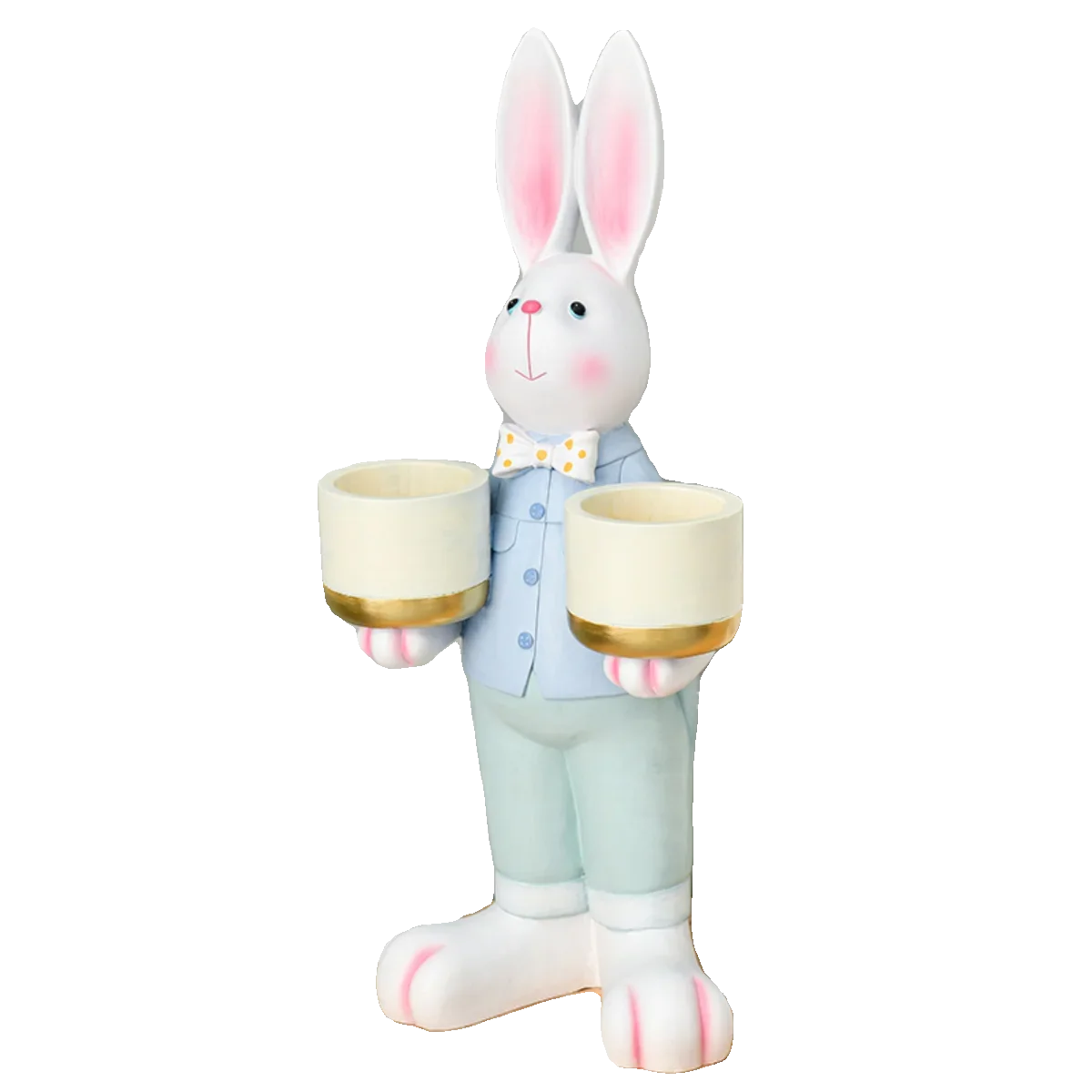 

Living room TV cabinet Next to sofa Home decoration Cartoon creative rabbit flower pot Floor ornament Moving housewarming gift