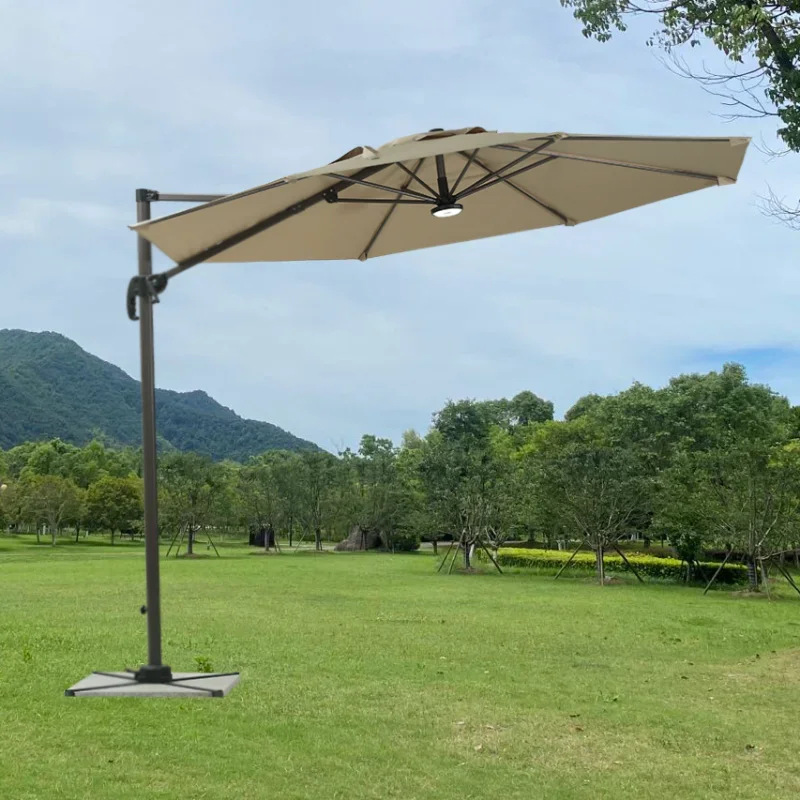 

Parasol Restaurant Beach Sunshade Beach Umbrella 3.35M Popular Leisure Design Rainproof Umbrella Beach Furniture