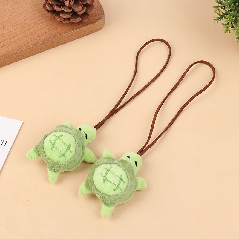 Cute Cartoon Turtle Plush Doll Pendant Fluffty Little Animals Turtle Stuffed Doll Key Chain Girl Backpack Pendant