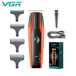 VGR 999 new electric clipper USB rechargeable oil head carving hair clipper electric pusher hair trimmer
