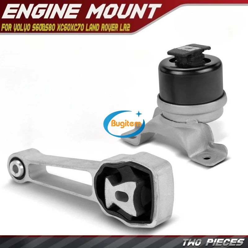 

2PCS Engine Motor & Torque Strut Mount LR024730 LR000597 For Volvo S60 S80 XC60 XC70 Land Rover LR2