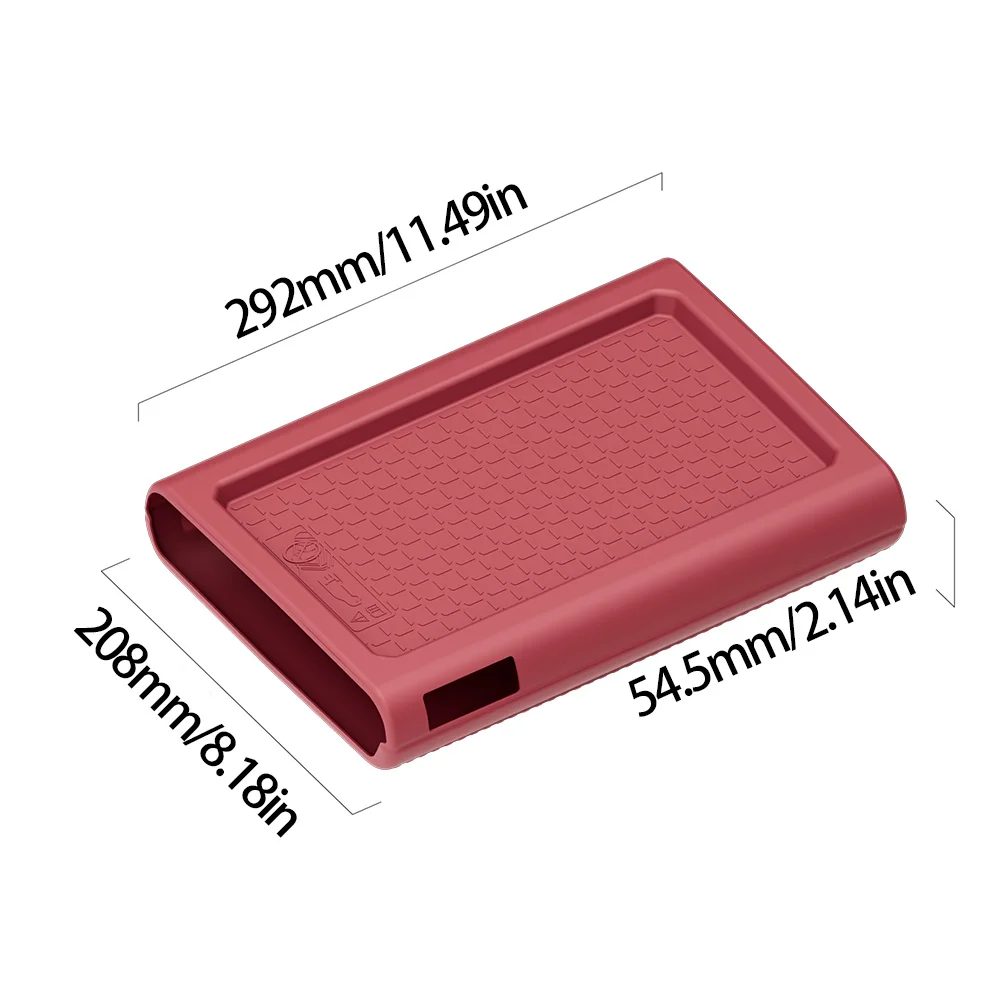 For Toyota RAV4 2026-2028  Center Console Armrest Storage Box Silicone Mat Pad Anti-Slip Liner Black Car Interior Accessories