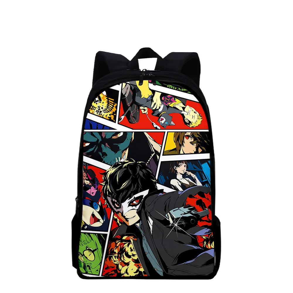 Classic Popular Peculiar PERSONA Notebook Backpacks pupil School Bags 3D Print Oxford Waterproof Boys/Girls Laptop Backpacks