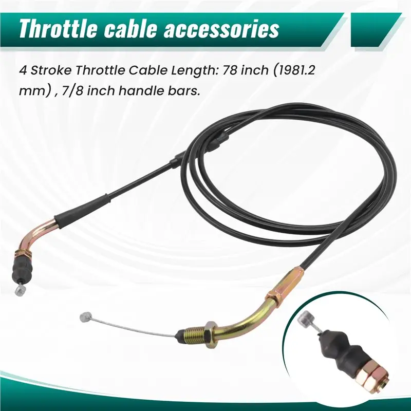 Customer Favorite Universal Throttle Twist Grip Set With 78 Inch Scooter Throttle Cable For 50Cc 80Cc 125Cc 150Cc GY6