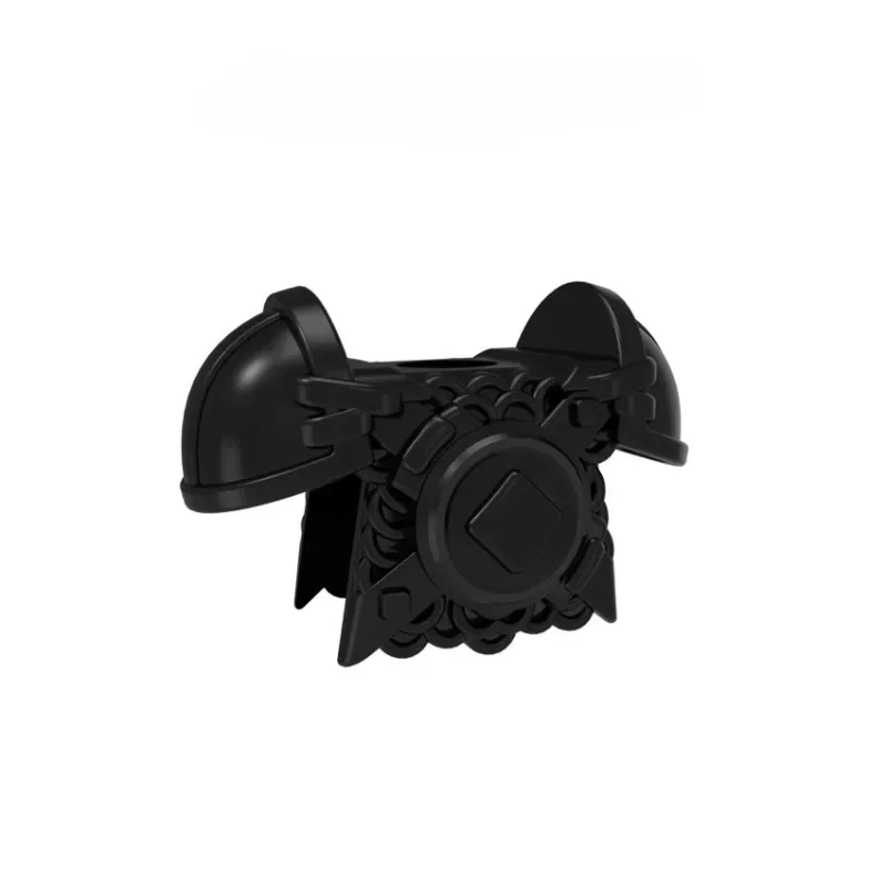 MOC اللبنات رجل الملحقات درع سلاح نماذج الحلي الزخرفية للأطفال DIY بها بنفسك هدايا العيد مجموعات لعبة الأولاد