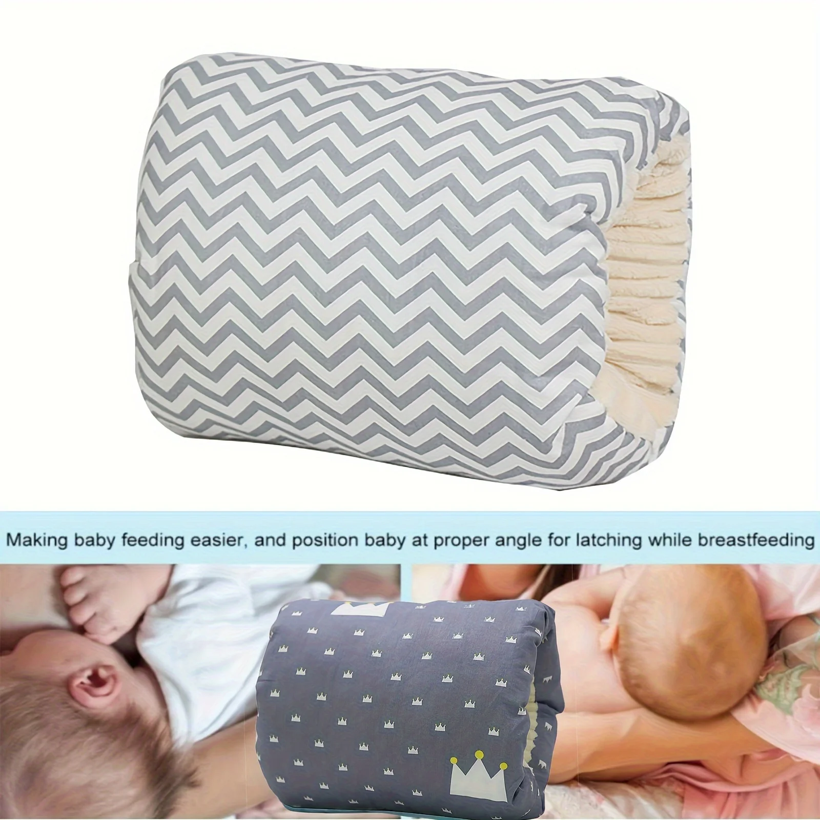 1 Baby Nursing Pillow, Arm Pillow, Comfortable Armrest Pillow, Care Armrest Pillow, Breastfeeding and Bottle Feeding Headrest